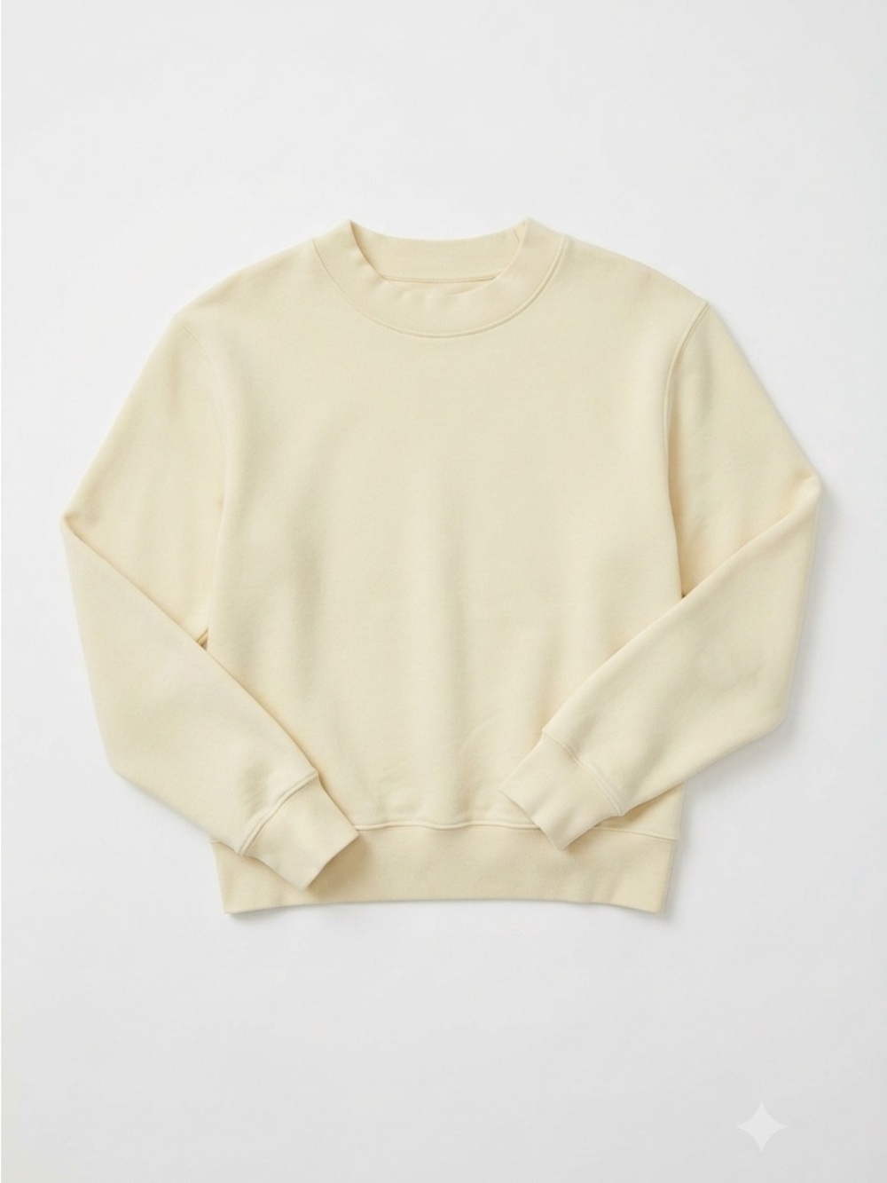 TNA Light Cream Crewneck Pullover